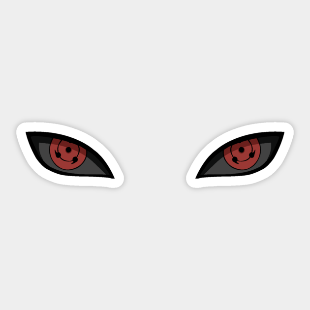 Edo tensei sharingan sticker and mask Naruto Shippuden Sticker